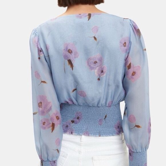 NWOT*** Intermix Adelaide Blouse Romantic Floral Size M - Picture 4 of 12